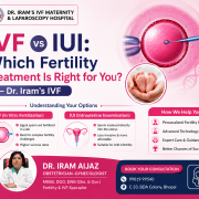 IVF vs IUI fertility treatment comparison by Dr. Iram Aijaz at Dr. Iram's IVF Maternity & Laparoscopy Hospital, Bhopal.